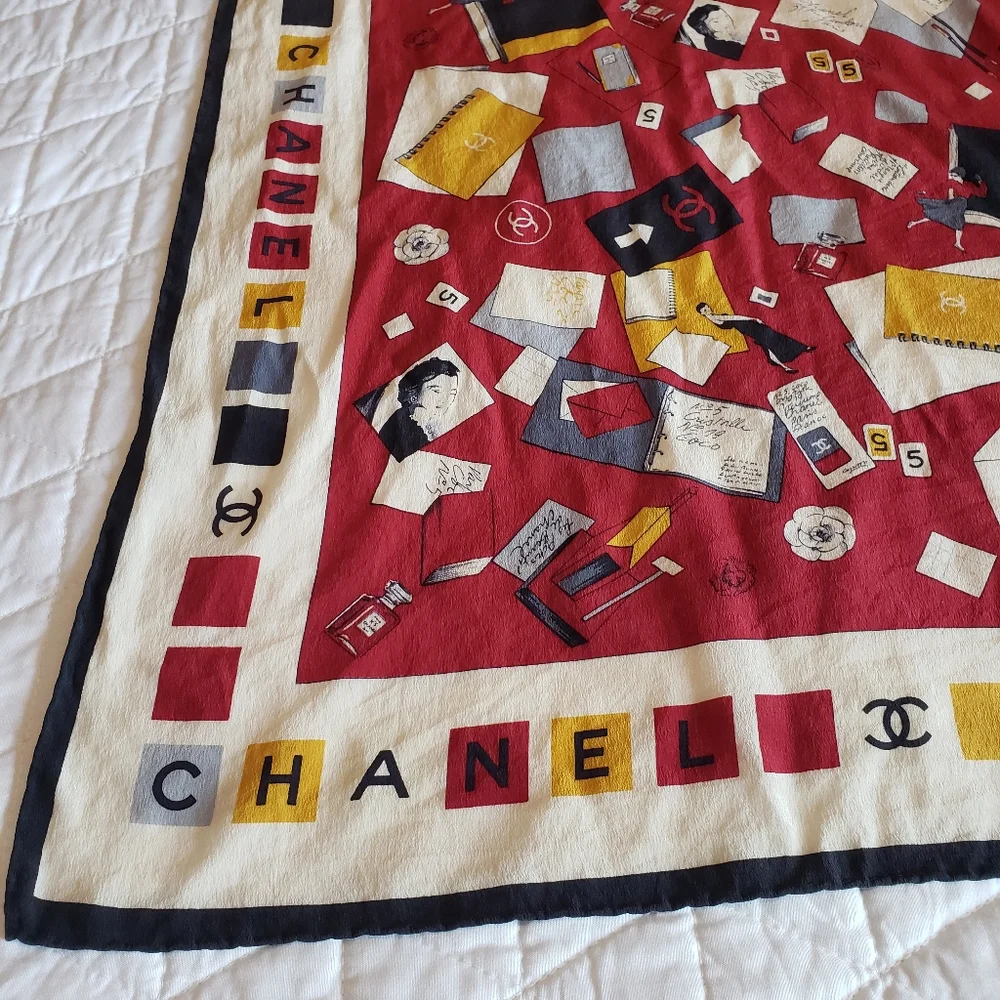 CHANEL vintage scarf